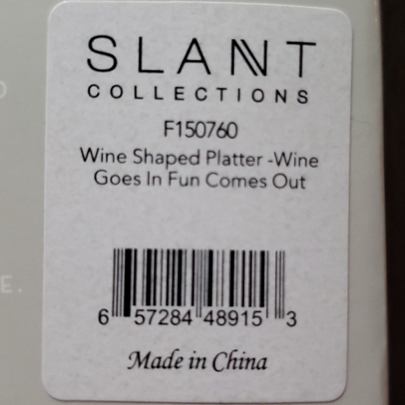 Appetizer Tray in Wine Bottle Shape- by Slant - Picture 8 of 8